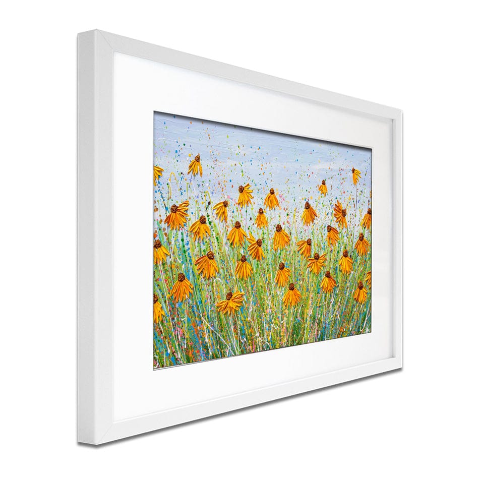 A Splash Of Orange Framed Art Print wall art product Olga Tkachyk