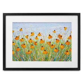 A Splash Of Orange Framed Art Print wall art product Olga Tkachyk