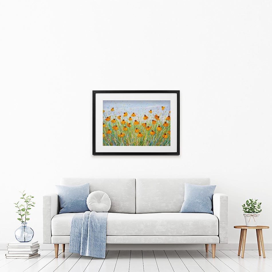 A Splash Of Orange Framed Art Print wall art product Olga Tkachyk