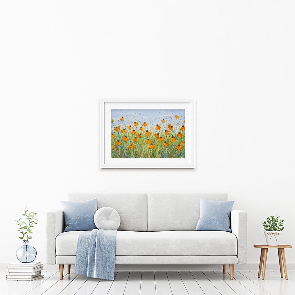 A Splash Of Orange Framed Art Print wall art product Olga Tkachyk