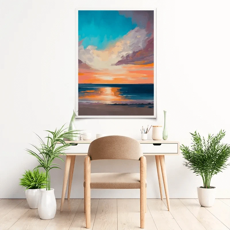 A Sunset Portrait Art Print A Sunset Portrait Art Print wall art product Svetlana Aleynikova