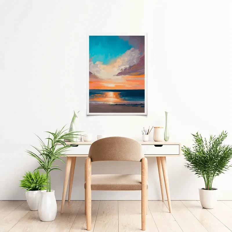 A Sunset Portrait Art Print A Sunset Portrait Art Print wall art product Svetlana Aleynikova