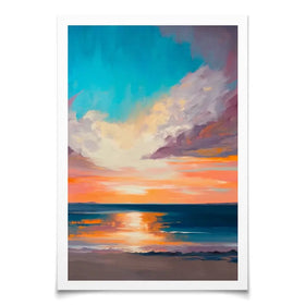 A Sunset Portrait Art Print A Sunset Portrait Art Print wall art product Svetlana Aleynikova