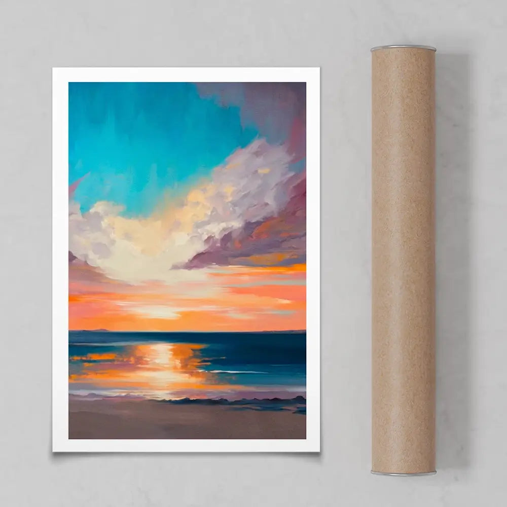 A Sunset Portrait Art Print A Sunset Portrait Art Print wall art product Svetlana Aleynikova