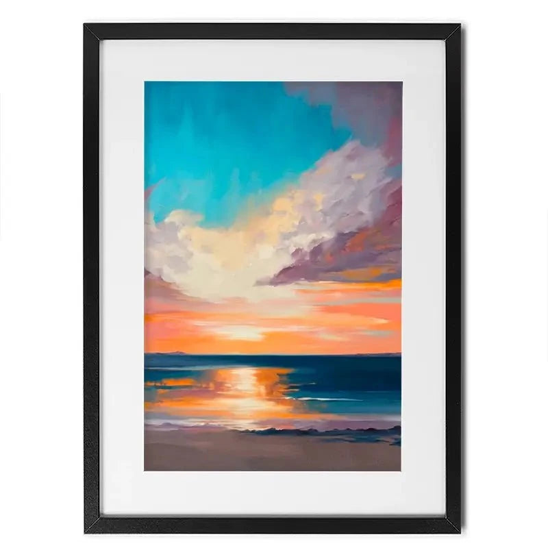 A Sunset Portrait Framed Art Print A Sunset Portrait Framed Art Print wall art product Svetlana Aleynikova