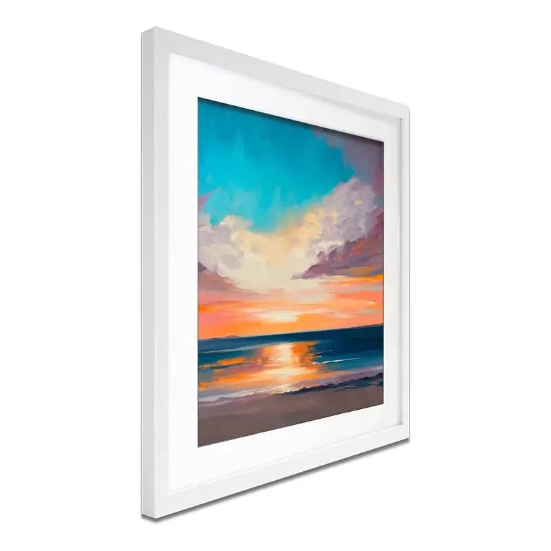 A Sunset Portrait Framed Art Print A Sunset Portrait Framed Art Print wall art product Svetlana Aleynikova