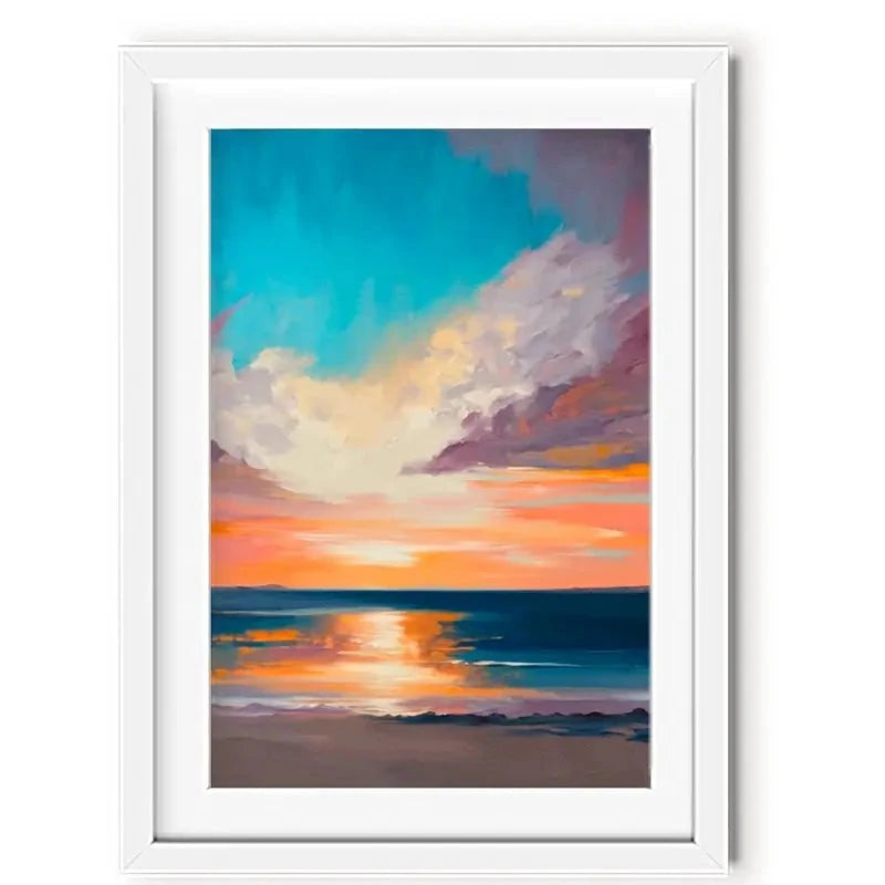 A Sunset Portrait Framed Art Print A Sunset Portrait Framed Art Print wall art product Svetlana Aleynikova