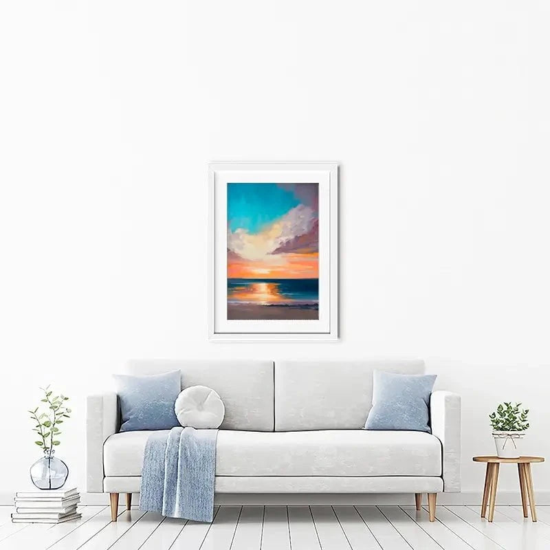 A Sunset Portrait Framed Art Print A Sunset Portrait Framed Art Print wall art product Svetlana Aleynikova