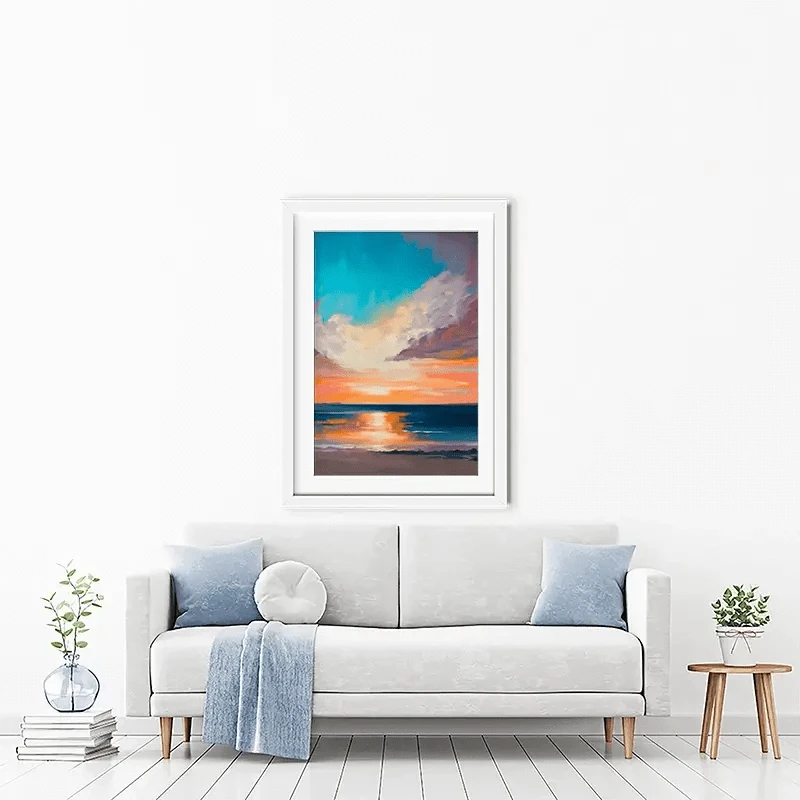 A Sunset Portrait Framed Art Print A Sunset Portrait Framed Art Print wall art product Svetlana Aleynikova