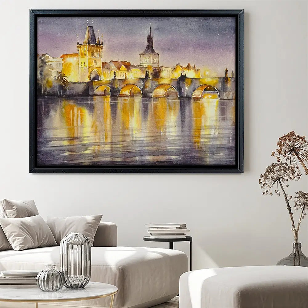 A View Of Prague Canvas Print A View Of Prague Canvas Print wall art product DeepGreen / Shutterstock