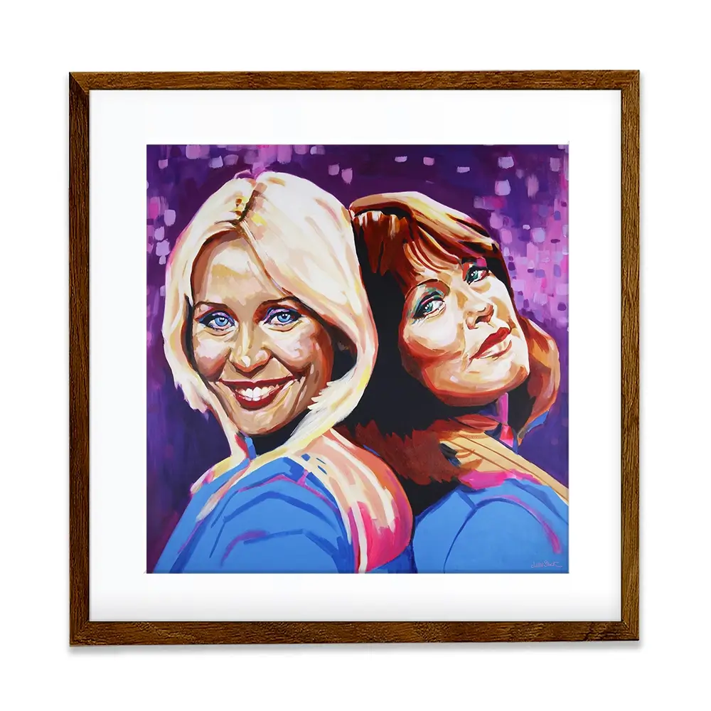 Abba Dancing Queens Square Framed Art Print Abba Dancing Queens Square Framed Art Print wall art product Juliet Stockton