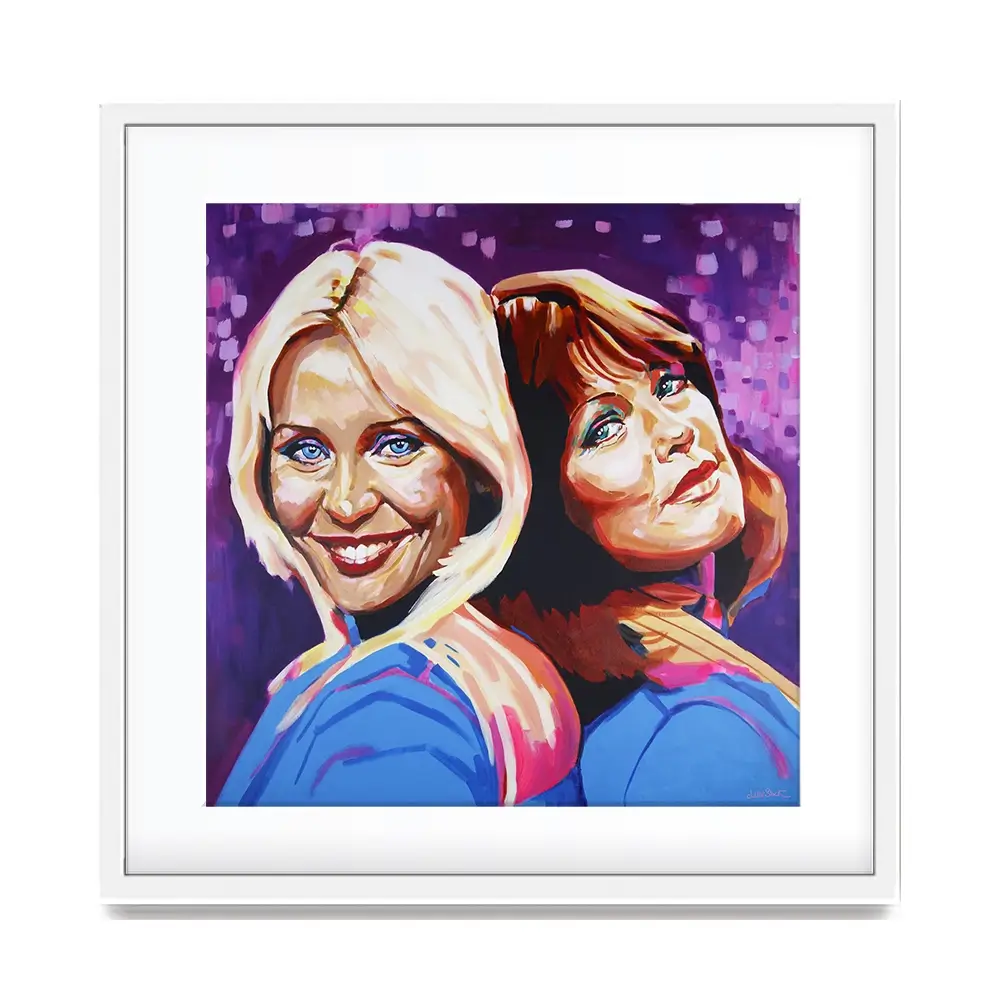 Abba Dancing Queens Square Framed Art Print Abba Dancing Queens Square Framed Art Print wall art product Juliet Stockton