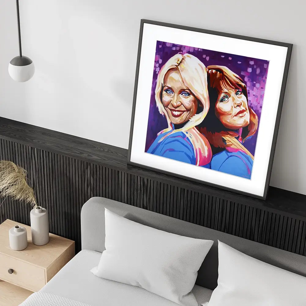 Abba Dancing Queens Square Framed Art Print Abba Dancing Queens Square Framed Art Print wall art product Juliet Stockton