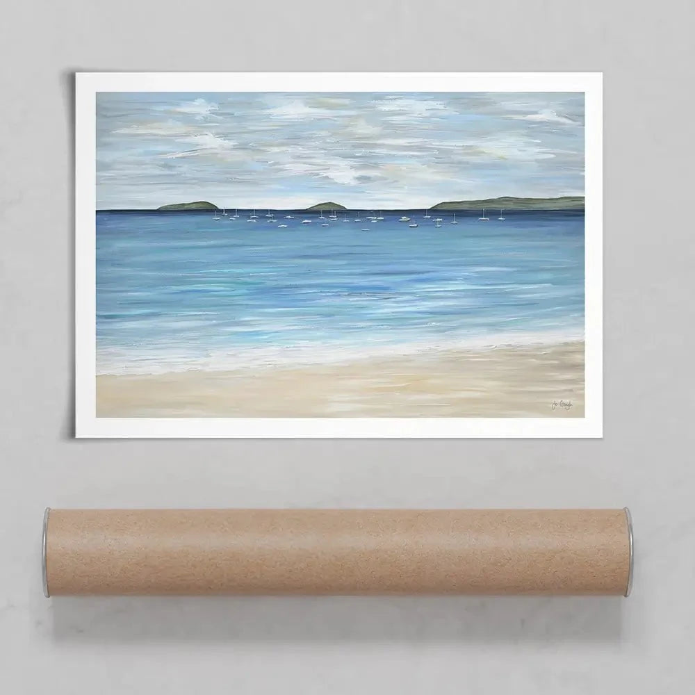 Abersoch Beach Art Print Abersoch Beach Art Print wall art product Jo Gough