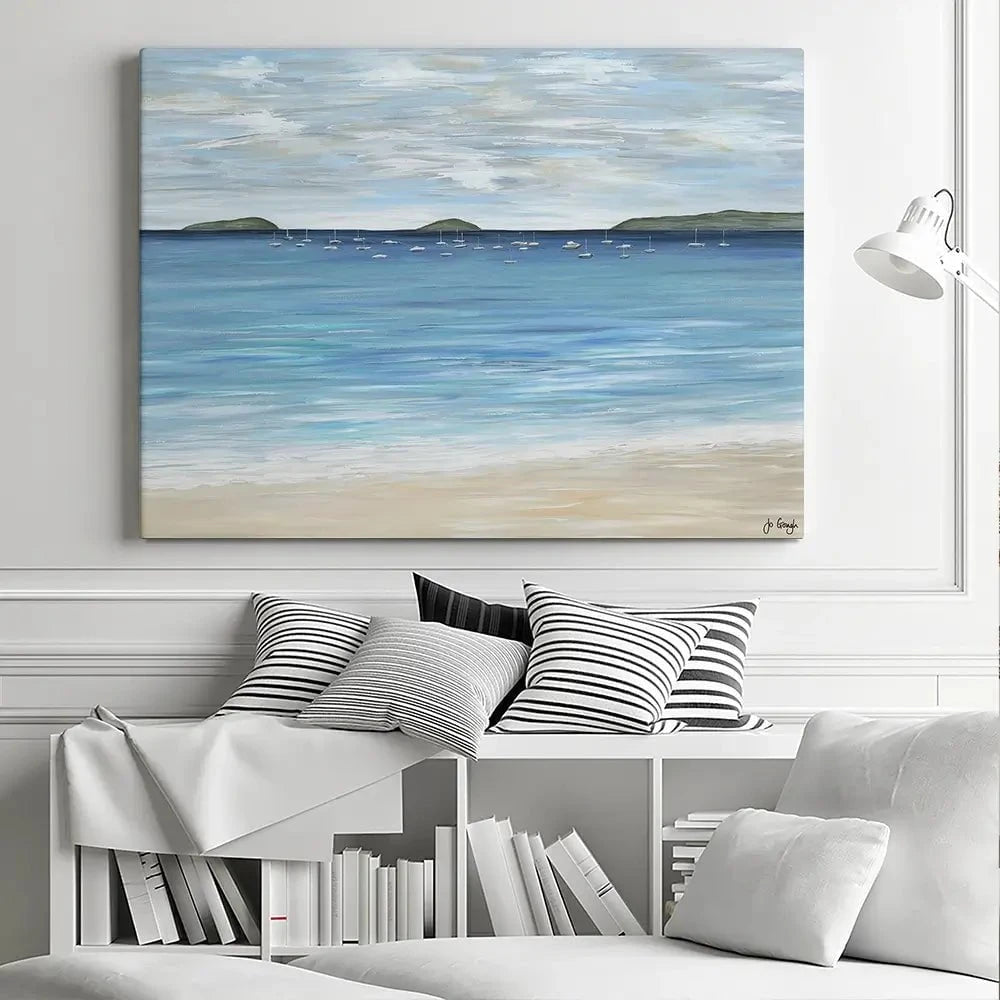 Abersoch Beach Canvas Print Abersoch Beach Canvas Print wall art product Jo Gough