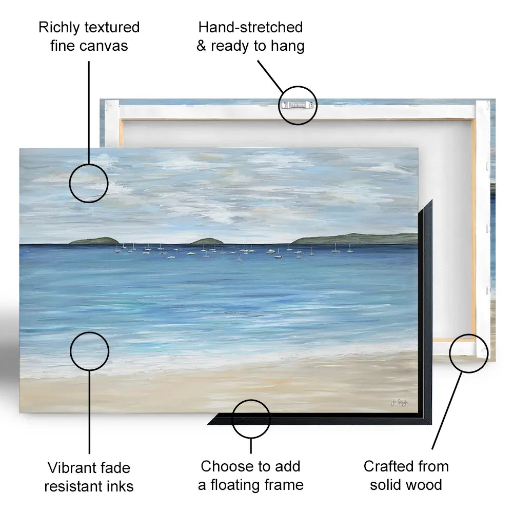 Abersoch Beach Oversized Canvas Print Abersoch Beach Oversized Canvas Print wall art product Jo Gough