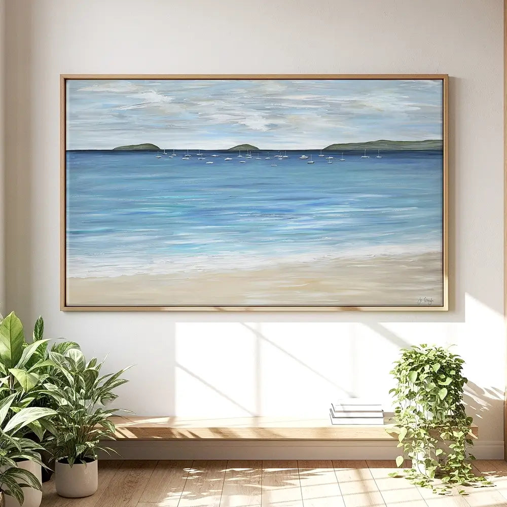 Abersoch Beach Oversized Canvas Print Abersoch Beach Oversized Canvas Print wall art product Jo Gough