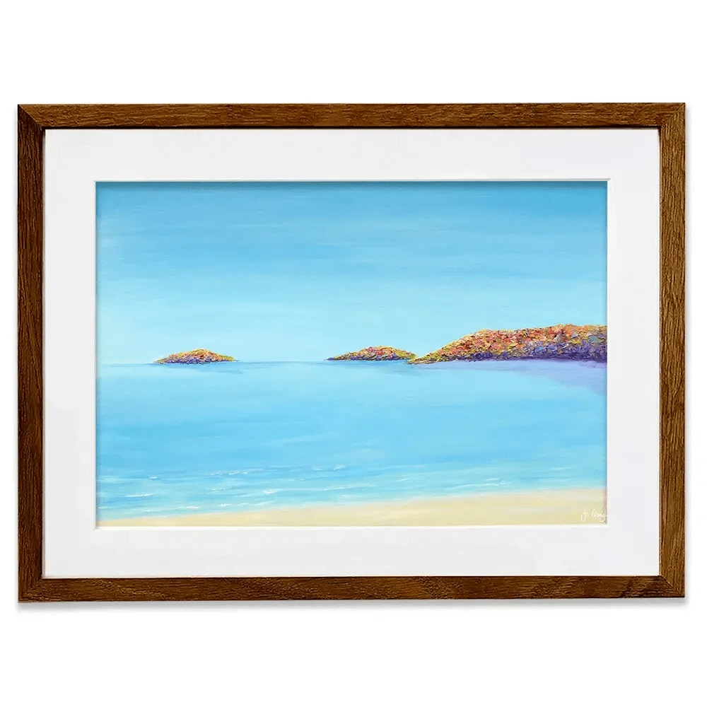 Abersoch Islands Framed Art Print Abersoch Islands Framed Art Print wall art product Jo Gough
