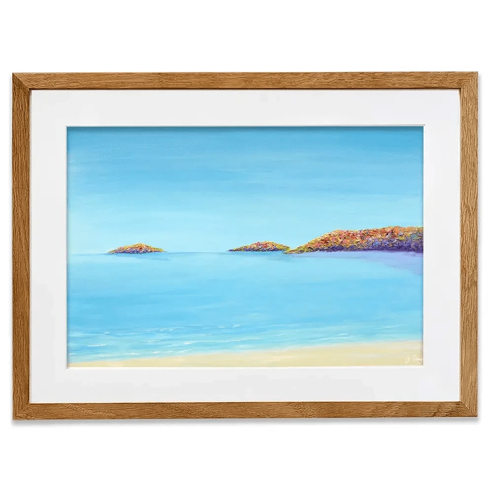Abersoch Islands Framed Art Print Abersoch Islands Framed Art Print wall art product Jo Gough