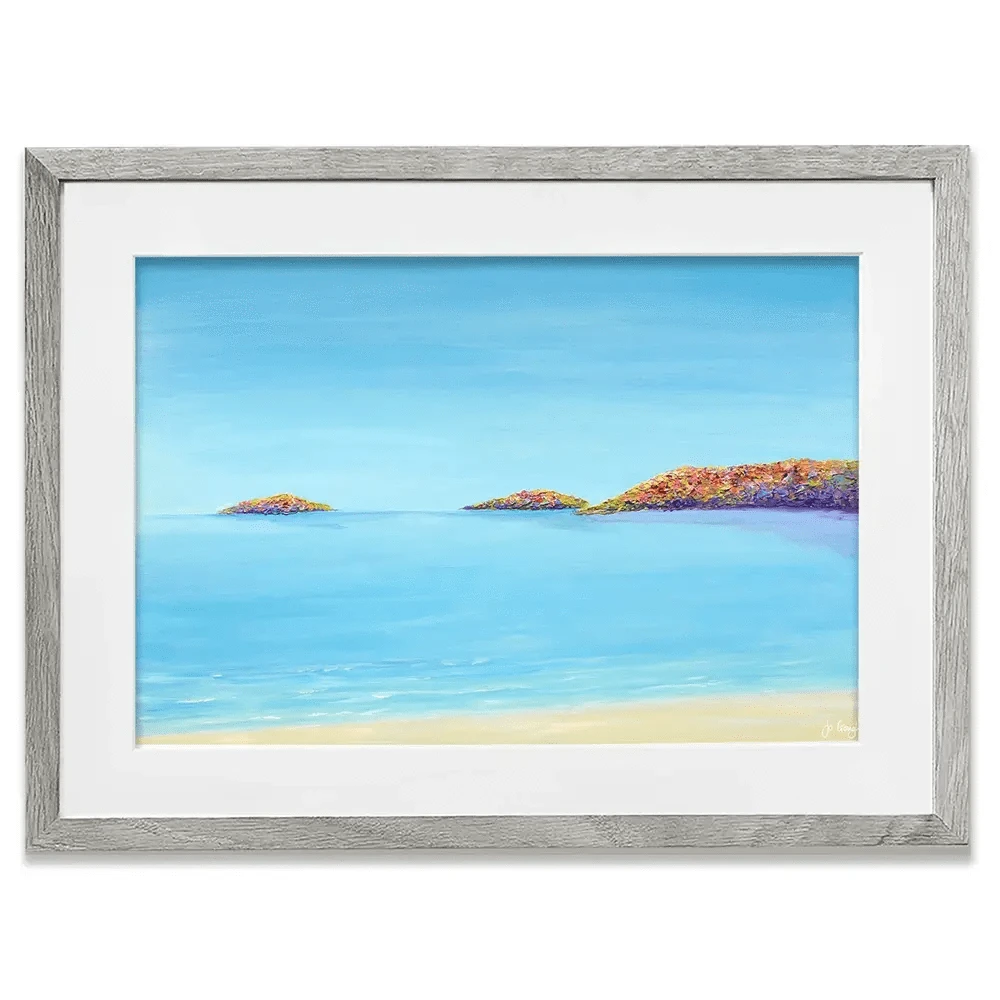 Abersoch Islands Framed Art Print Abersoch Islands Framed Art Print wall art product Jo Gough