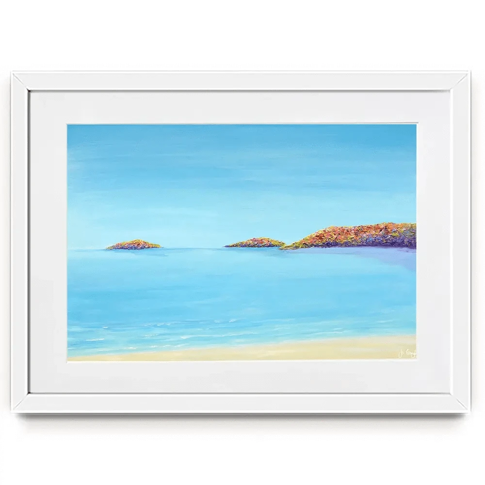 Abersoch Islands Framed Art Print Abersoch Islands Framed Art Print wall art product Jo Gough