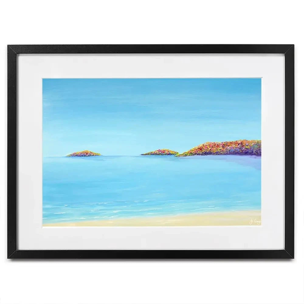 Abersoch Islands Framed Art Print Abersoch Islands Framed Art Print wall art product Jo Gough