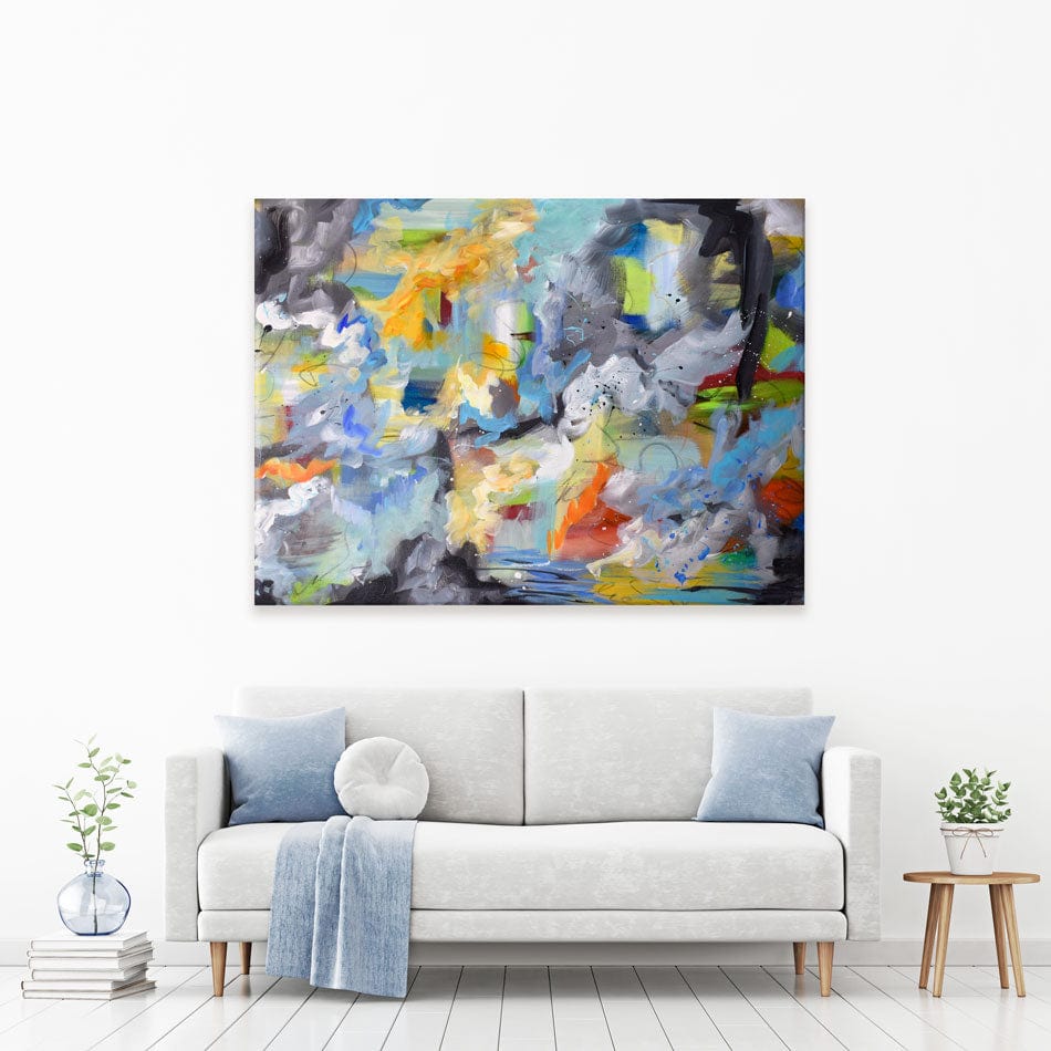 Abstract All Over Canvas Print wall art product Olga Tkachyk