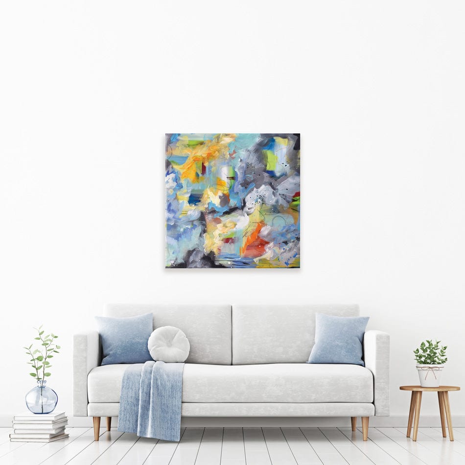Abstract All Over Square Canvas Print wall art product Olga Tkachyk