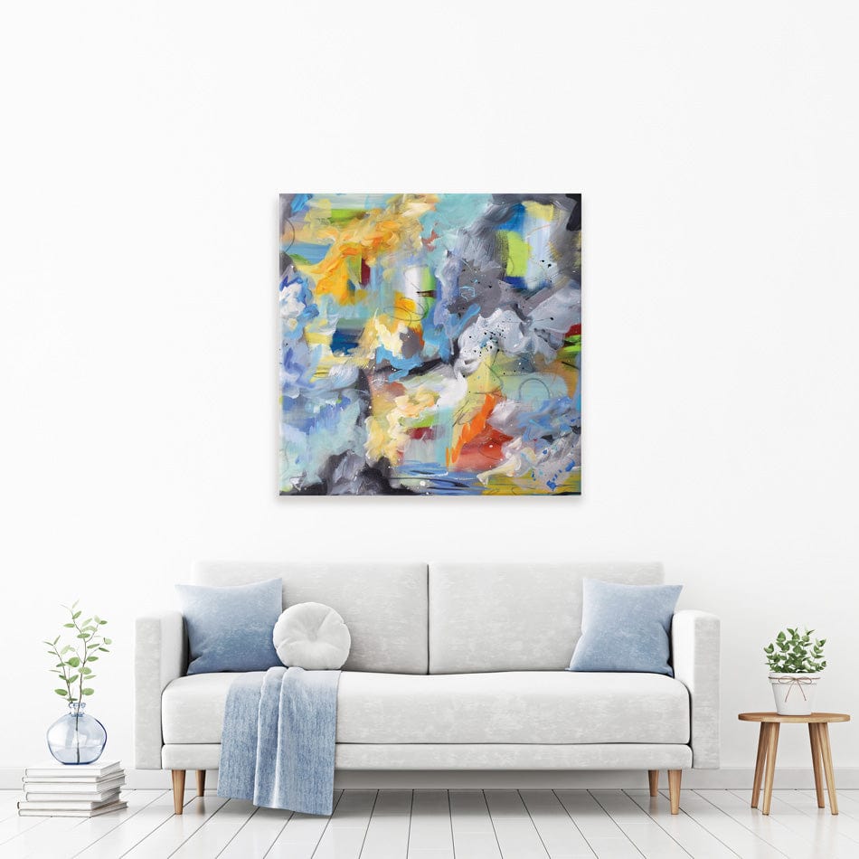 Abstract All Over Square Canvas Print wall art product Olga Tkachyk