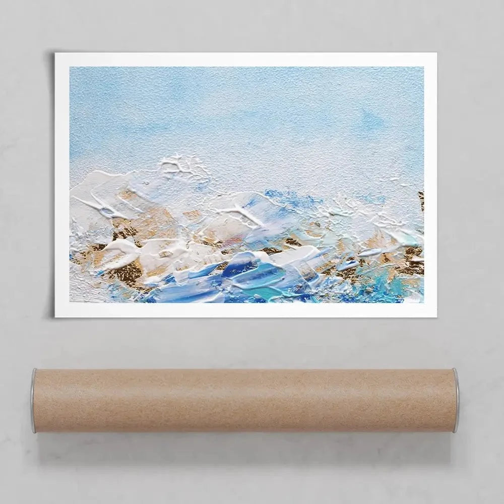 Abstract Azure Art Print Abstract Azure Art Print wall art product Rudchenko Liliia / Shutterstock