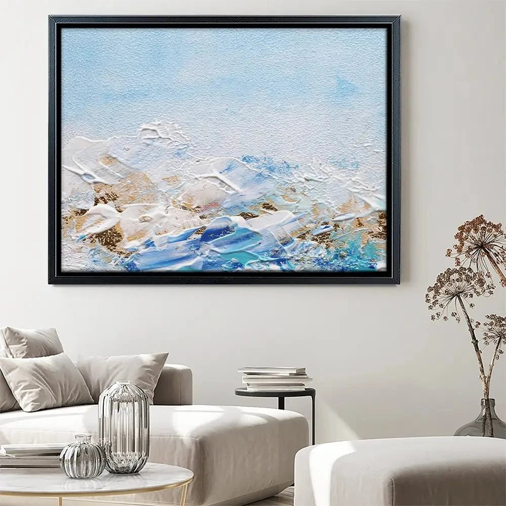 Abstract Azure Canvas Print Abstract Azure Canvas Print wall art product Rudchenko Liliia / Shutterstock