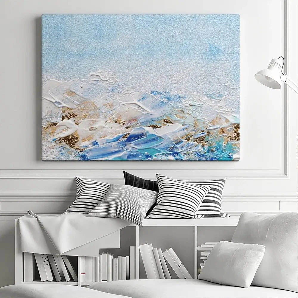 Abstract Azure Canvas Print Abstract Azure Canvas Print wall art product Rudchenko Liliia / Shutterstock