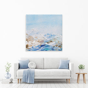 Abstract Azure Square Canvas Print wall art product Rudchenko Liliia / Shutterstock