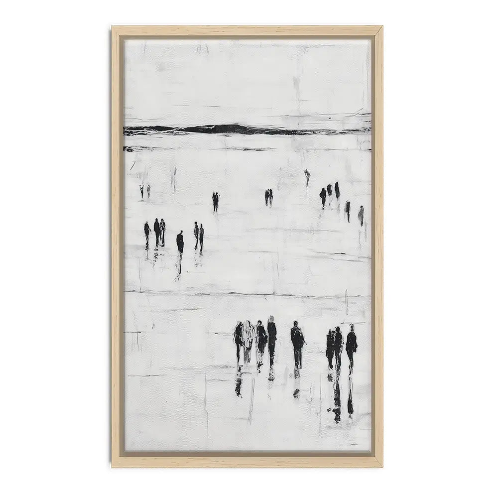 Abstract Beach Walk Canvas Print Abstract Beach Walk Canvas Print wall art product Chromatic Storm Studio