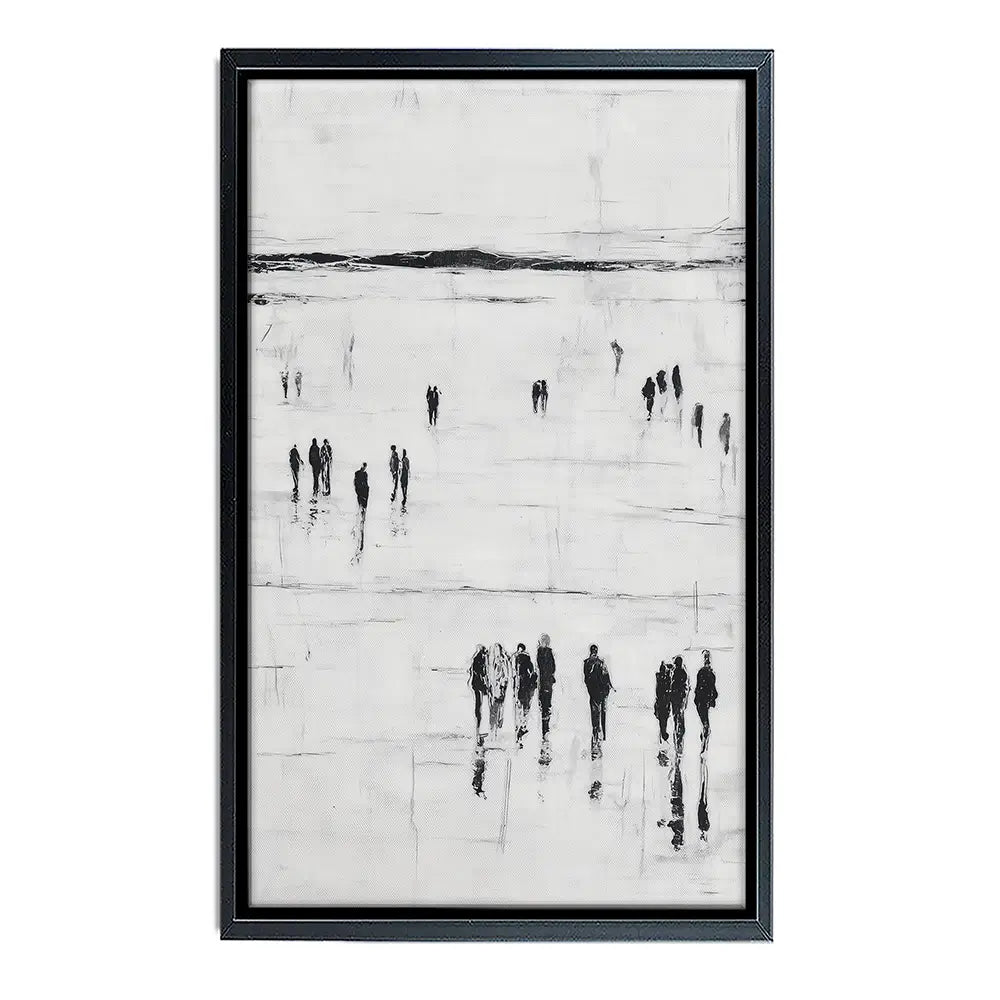 Abstract Beach Walk Canvas Print Abstract Beach Walk Canvas Print wall art product Chromatic Storm Studio