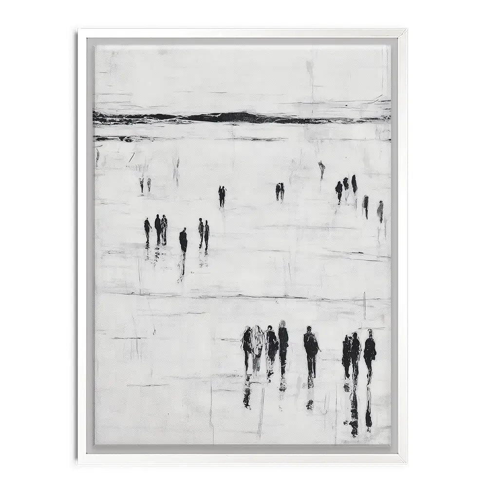 Abstract Beach Walk Canvas Print Abstract Beach Walk Canvas Print wall art product Chromatic Storm Studio