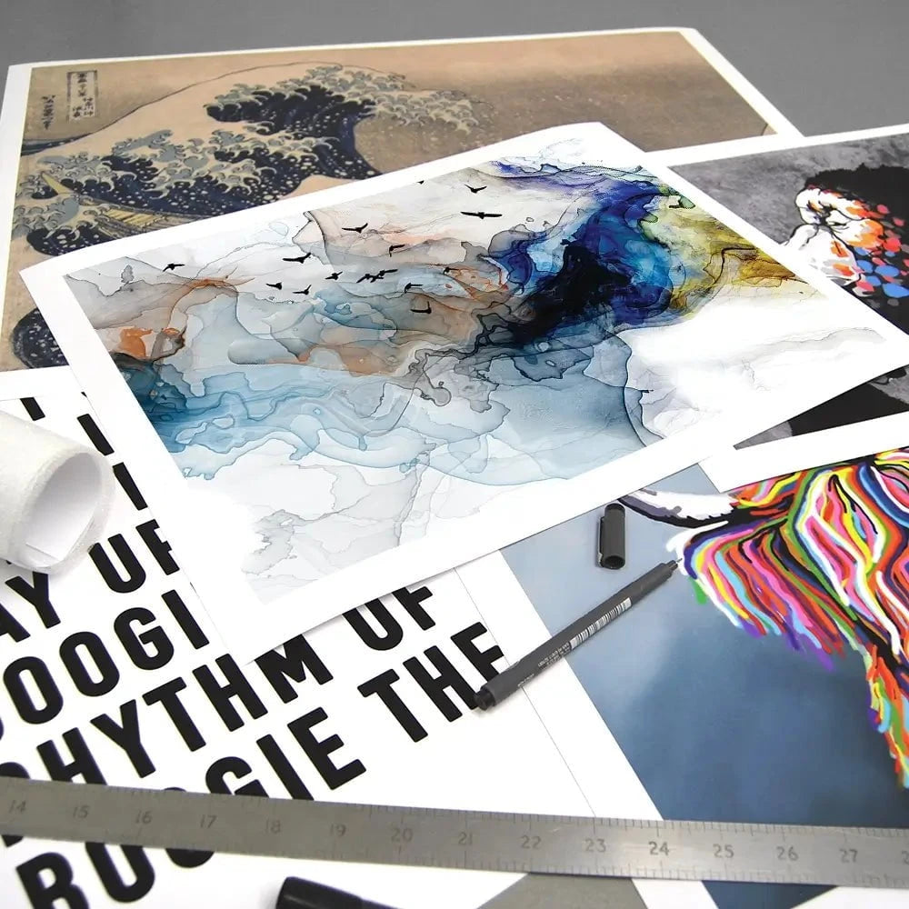 Abstract Birds Art Print Abstract Birds Art Print | Abstract Birds Artwork | Abstract Birds Art wall art product Tim Kats / Shutterstock