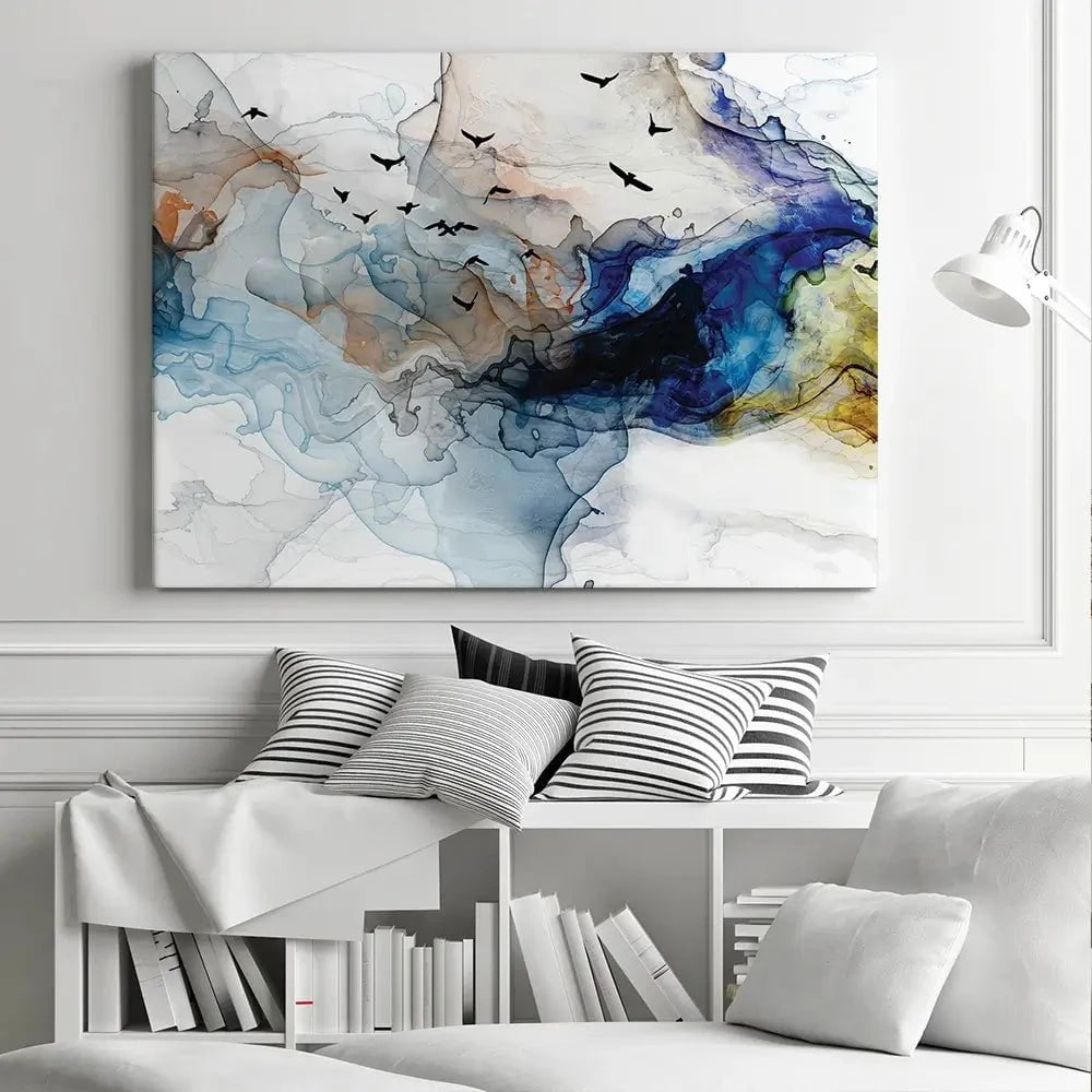 Abstract Birds Canvas Print Abstract Birds Canvas Print | Abstract Birds Artwork | Birds Art wall art product Tim Kats / Shutterstock