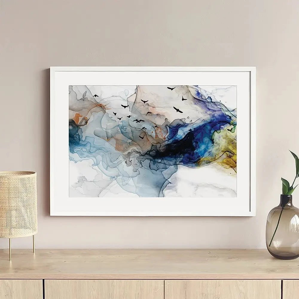 Abstract Birds Framed Art Print Abstract Birds Framed Art Print | Abstract Birds Artwork | Bird Art wall art product Tim Kats / Shutterstock