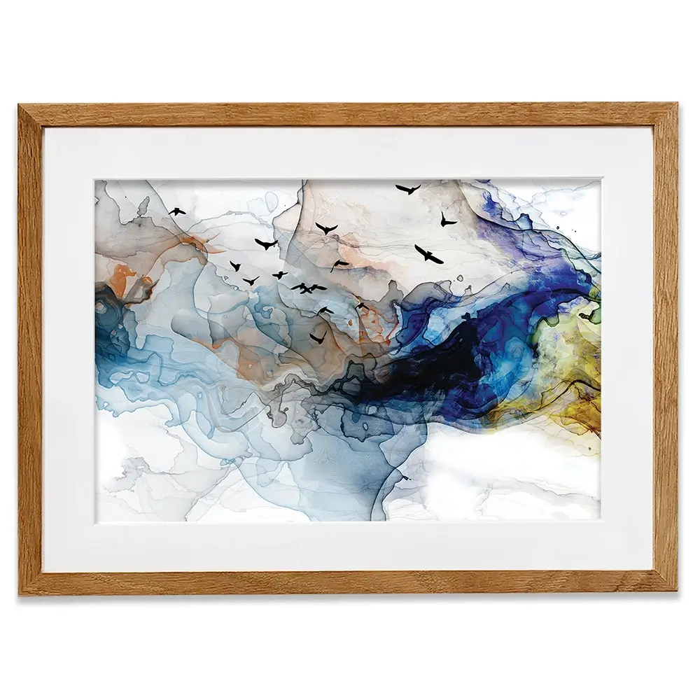 Abstract Birds Framed Art Print Abstract Birds Framed Art Print | Abstract Birds Artwork | Bird Art wall art product Tim Kats / Shutterstock