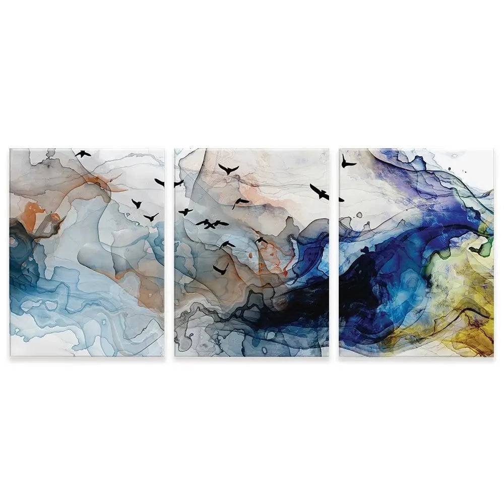 Abstract Birds Trio Canvas Print Abstract Birds Trio Canvas Print | Abstract Birds Artwork | Bird Art wall art product Tim Kats / Shutterstock
