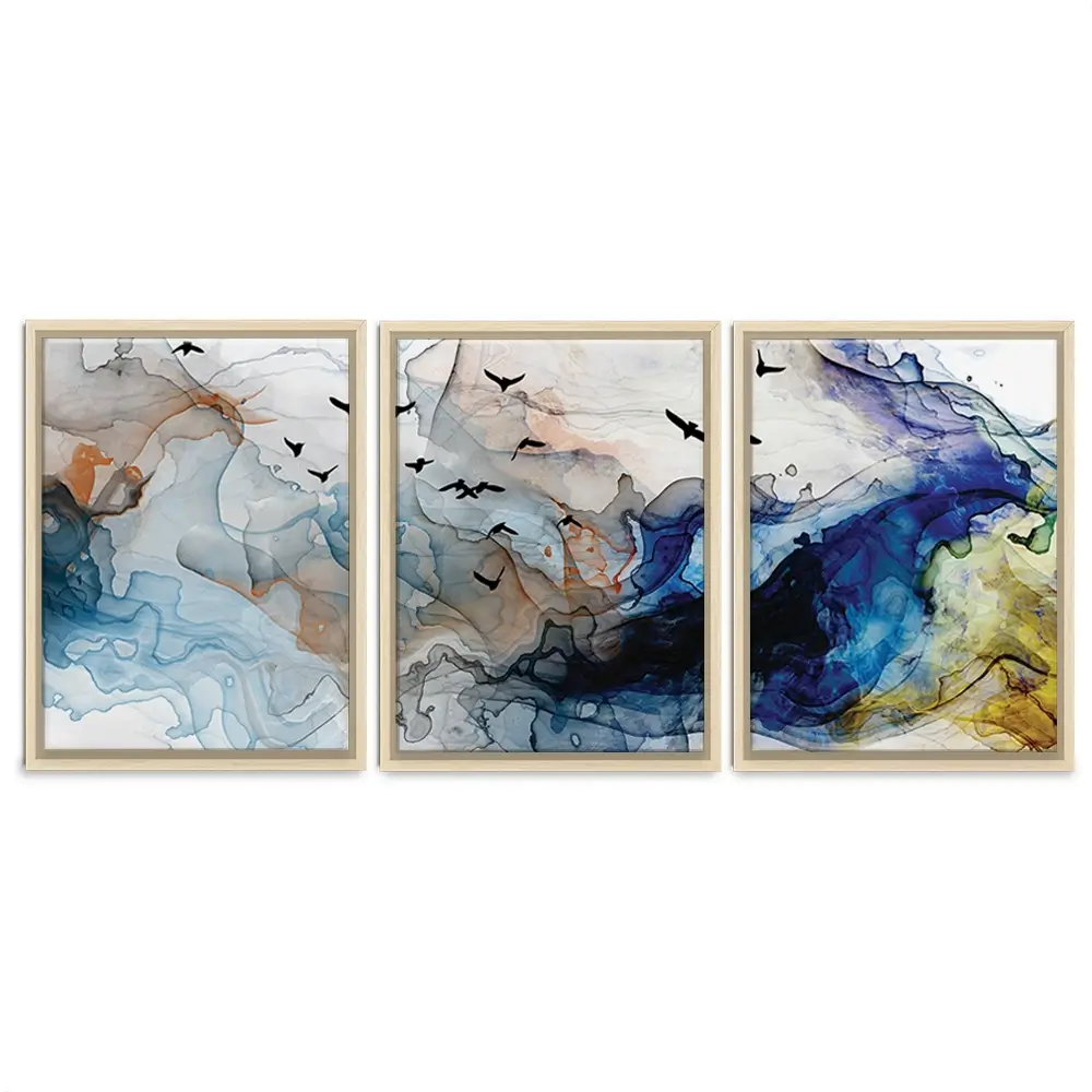 Abstract Birds Trio Canvas Print Abstract Birds Trio Canvas Print | Abstract Birds Artwork | Bird Art wall art product Tim Kats / Shutterstock
