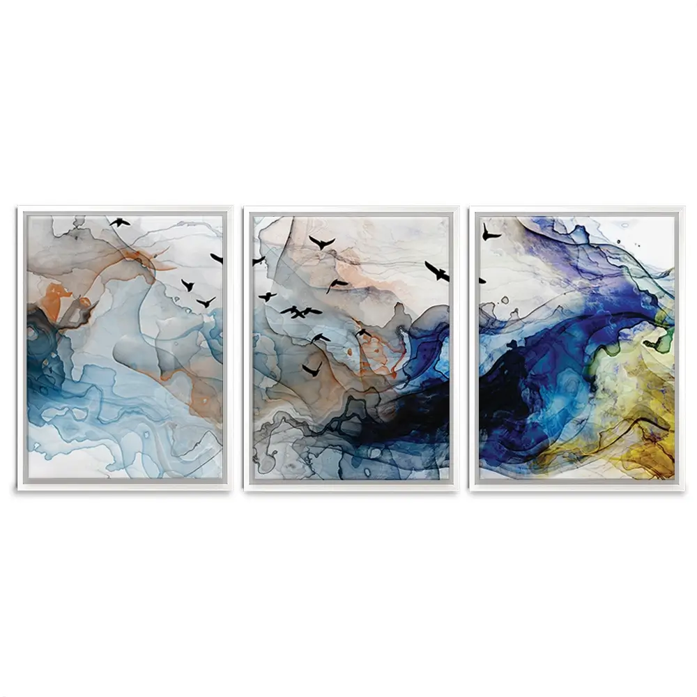 Abstract Birds Trio Canvas Print Abstract Birds Trio Canvas Print | Abstract Birds Artwork | Bird Art wall art product Tim Kats / Shutterstock