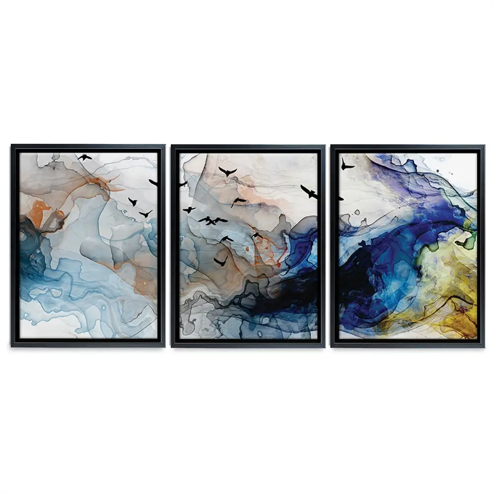 Abstract Birds Trio Canvas Print Abstract Birds Trio Canvas Print | Abstract Birds Artwork | Bird Art wall art product Tim Kats / Shutterstock
