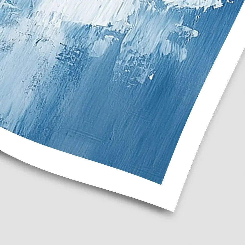 Abstract Blue Art Print Abstract Blue Art Print wall art product Tanya Ocean
