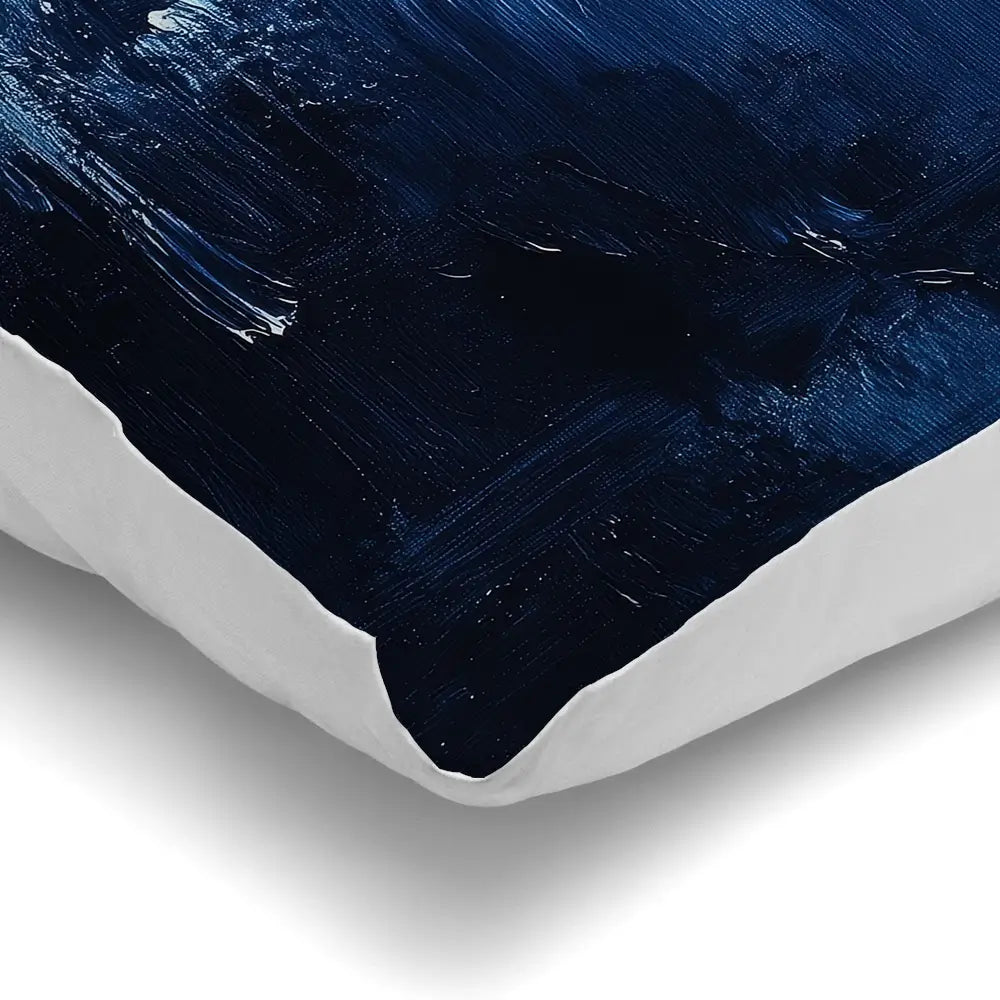 Abstract Blue Cushion Abstract Blue Cushion wall art product Tanya Ocean