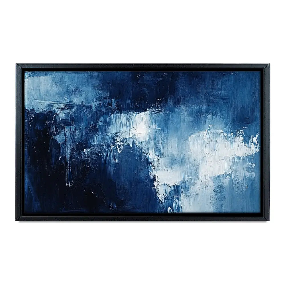Abstract Blue Oversized Canvas Print Abstract Blue Oversized Canvas Print wall art product Art Print Shop