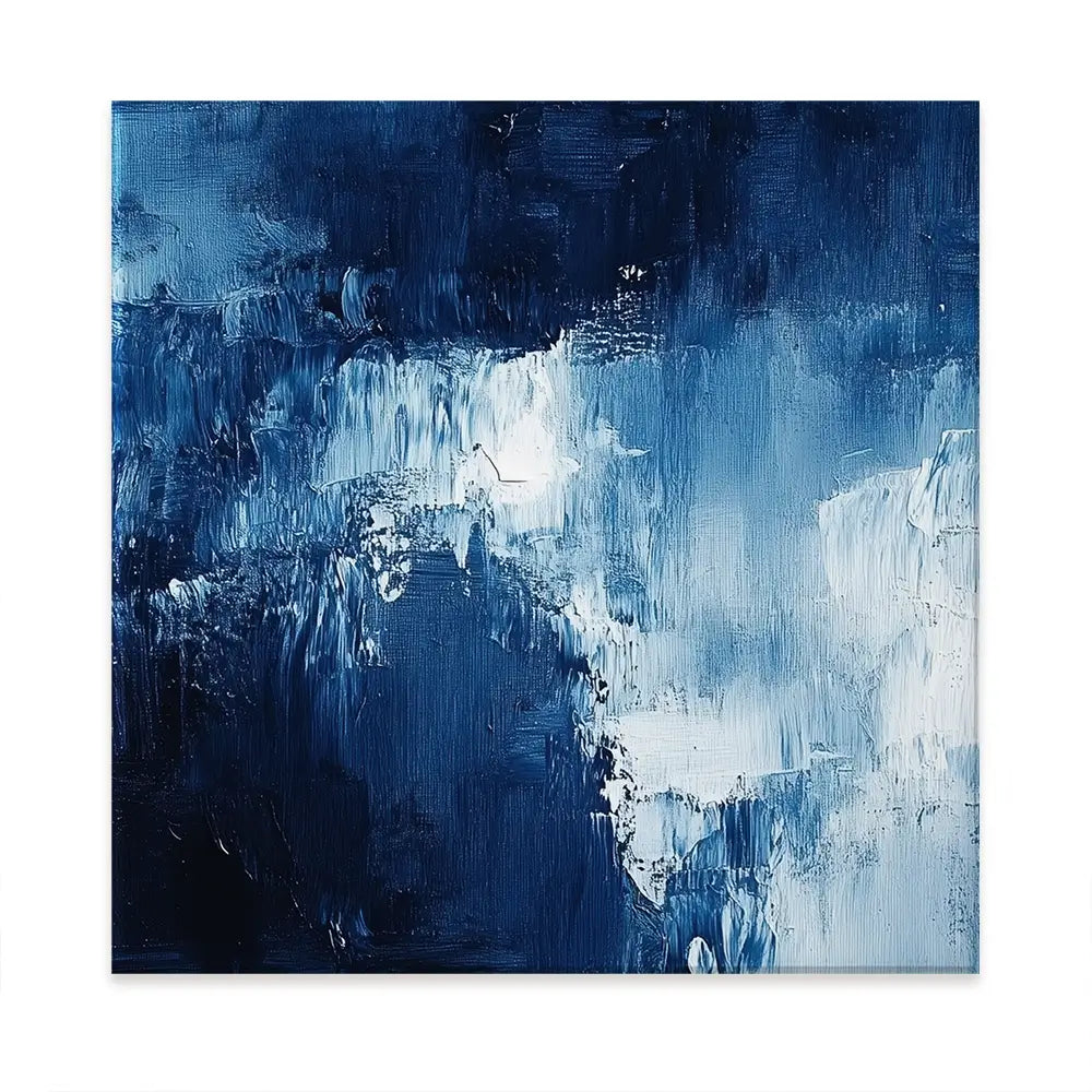 Abstract Blue Oversized Canvas Print Abstract Blue Oversized Canvas Print wall art product Art Print Shop