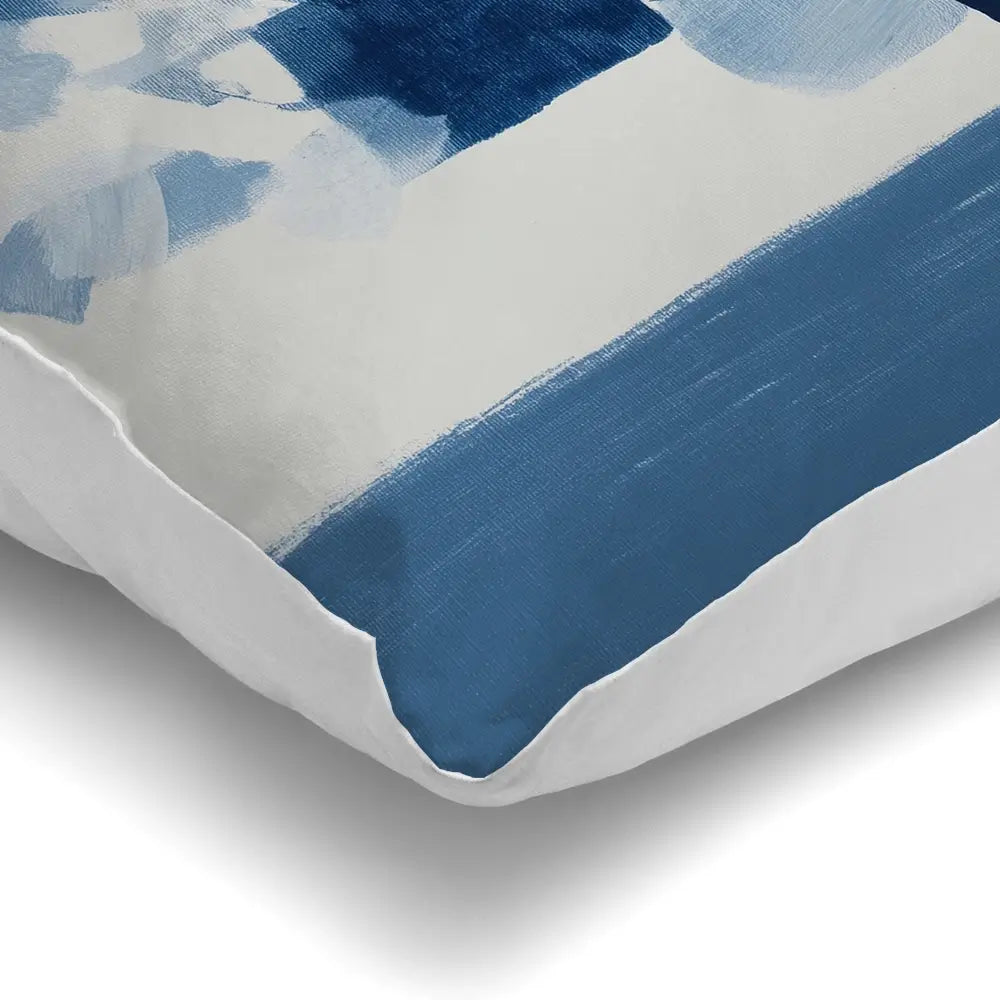 Abstract Blue Tree Cushion Abstract Blue Tree Cushion wall art product Chromatic Storm Studio