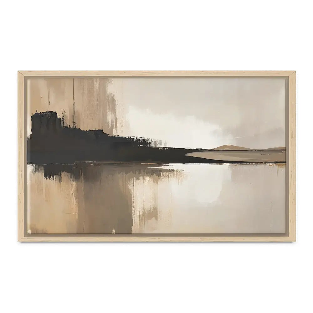 Abstract Brown Canvas Print Abstract Brown Canvas Print wall art product IAmHomeStudio